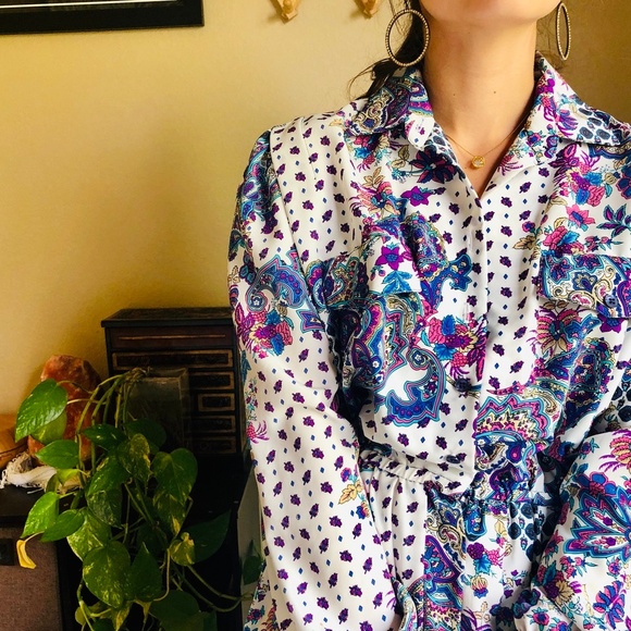 *Sold* ⌈Vintage⌋ Draper & Damons Floral Dress - Picture 3 of 8